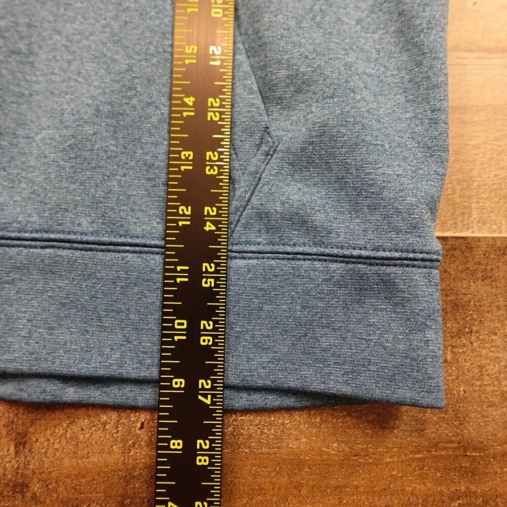 The North Face‎ Hoodie Men’s Large Blue Orange Logo Outdoor Pullover